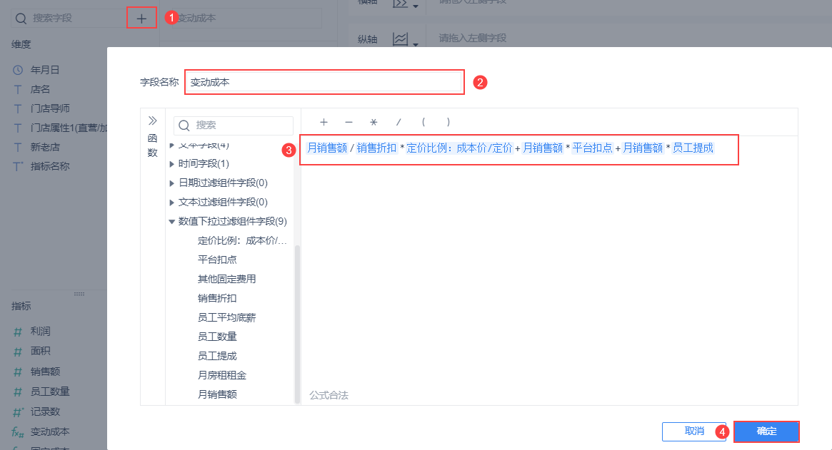 手把手教你如何做门店盈亏平衡分析图表，内附模板可直接套用