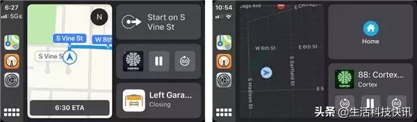 苹果iOS 13 CarPlay详解：全新UI设计 独立App视图