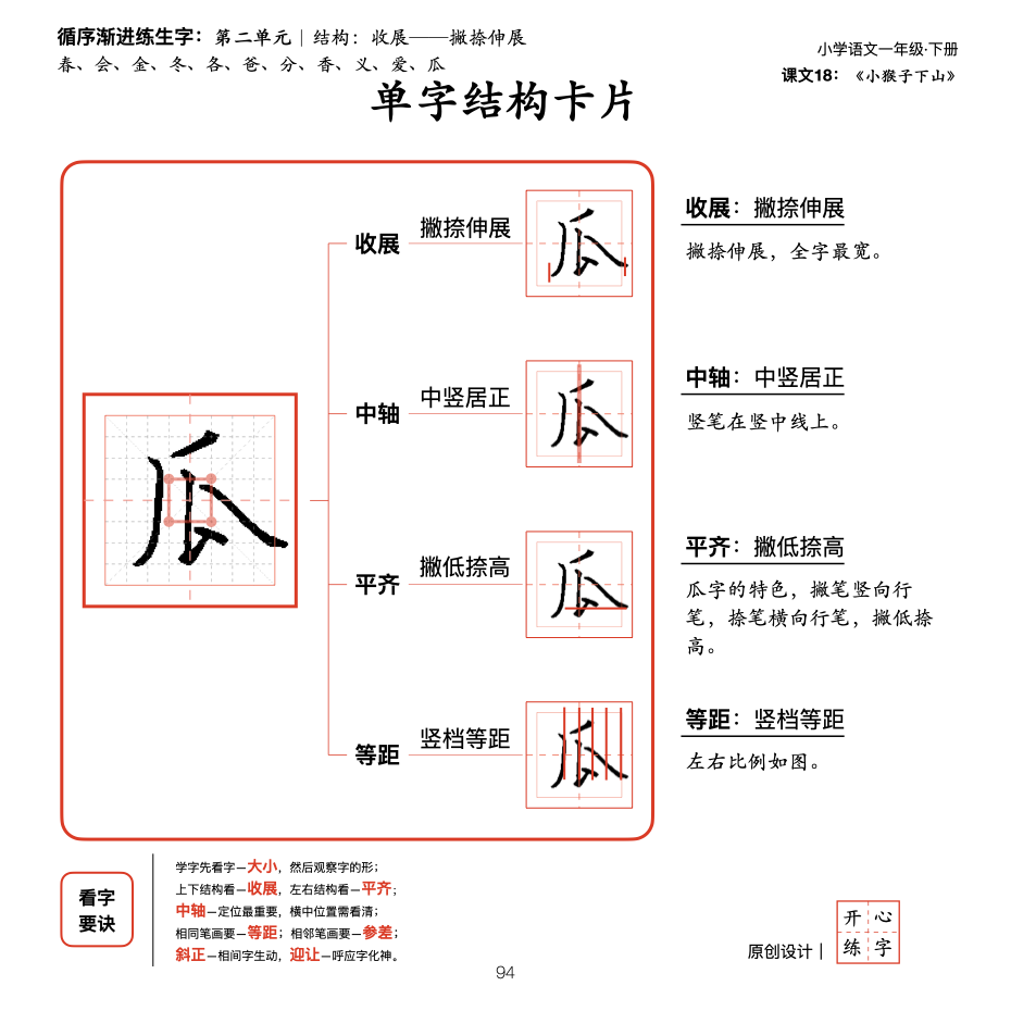 你真的会写一吗？21天练好一年级300个生字，第4天