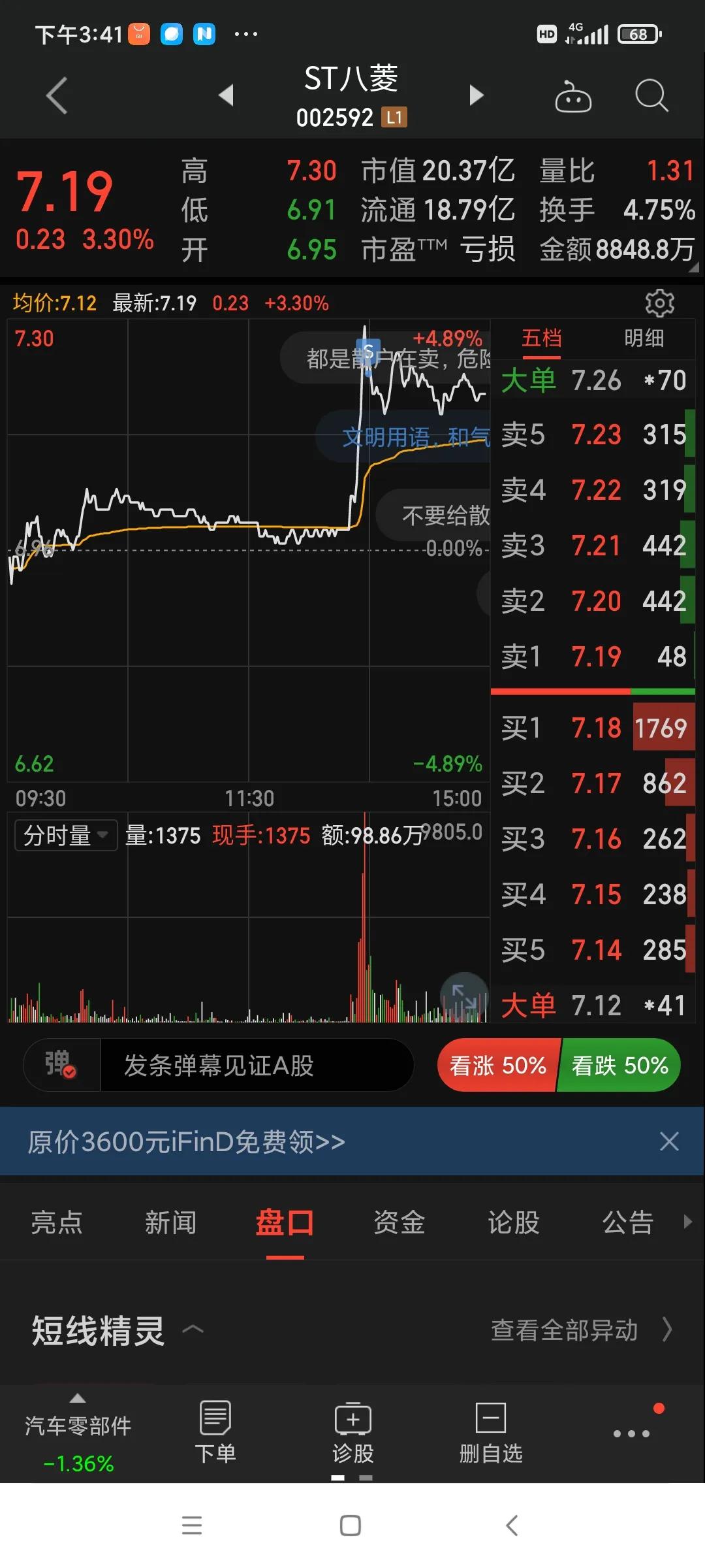 沪光电器股份股票行情