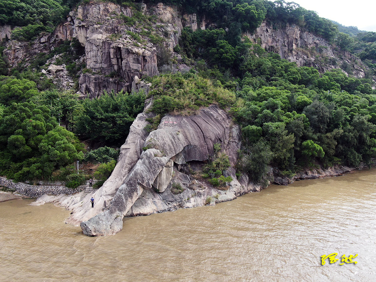 古建寻踪｜闽江江水和海水分界标志，神奇的“金钢腿”