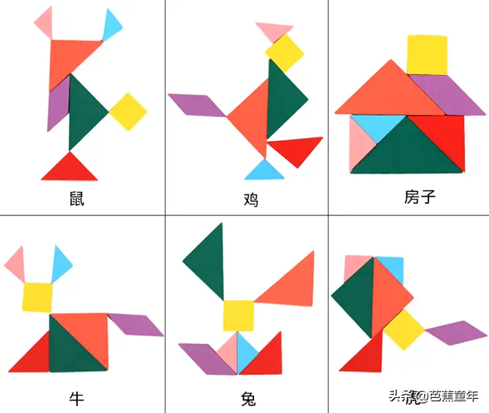 七巧板的由来和故事（七巧板的用处及拼法）