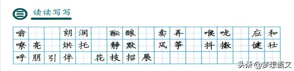 每天10分钟：部编版七年级上册生字词含拼音及练字手写范字集