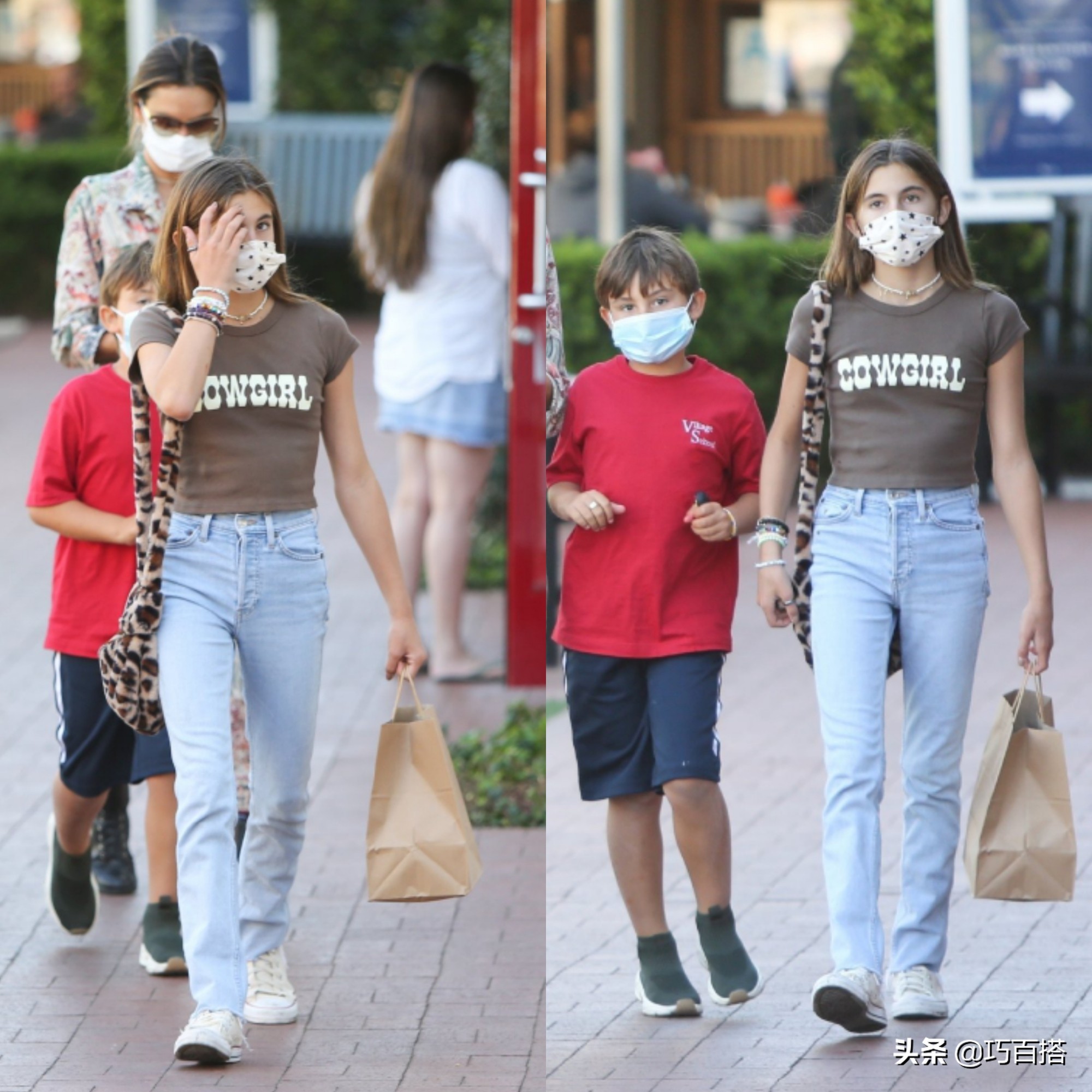 你敢相信超模AA的女儿只有13岁吗？盘正条顺超模范十足，太会长了