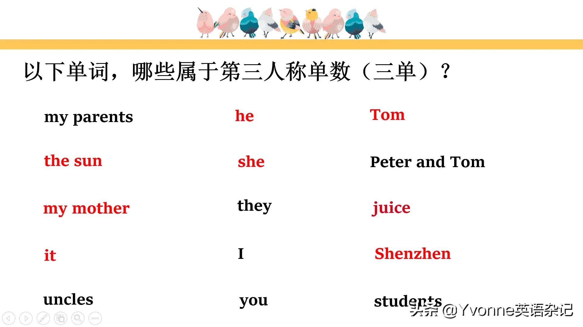 快速搞定"英语第三人称单数", 你值得拥有