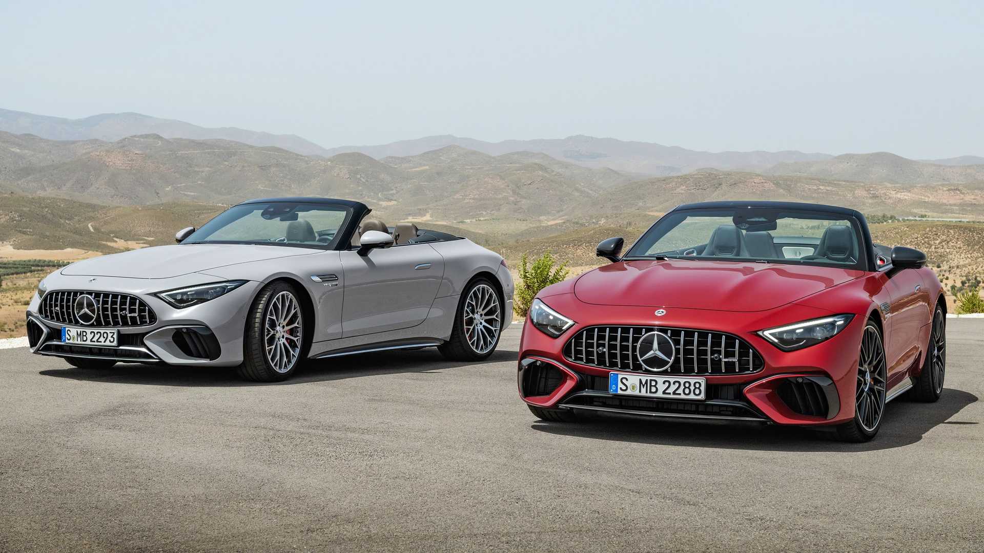 奔驰sl级amg报价及图片(织布软顶,四驱和577马力v8引擎)_【读车号】