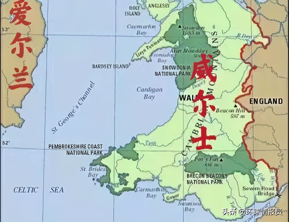 英国由四国联合组成，为什么国旗唯独缺少了威尔士元素？