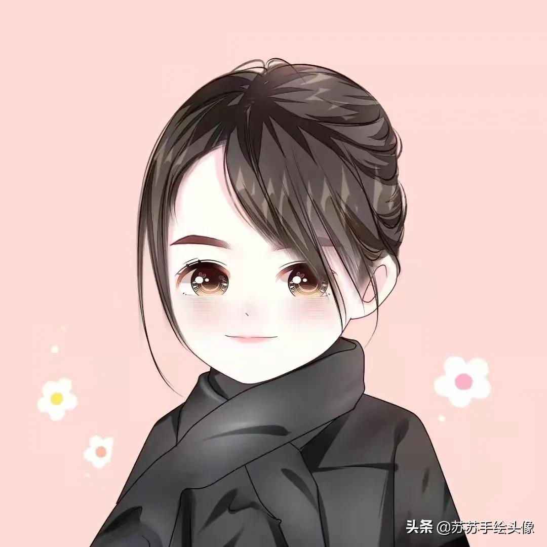 换个头像吧,俏皮可爱的女生卡通头像,童心未泯