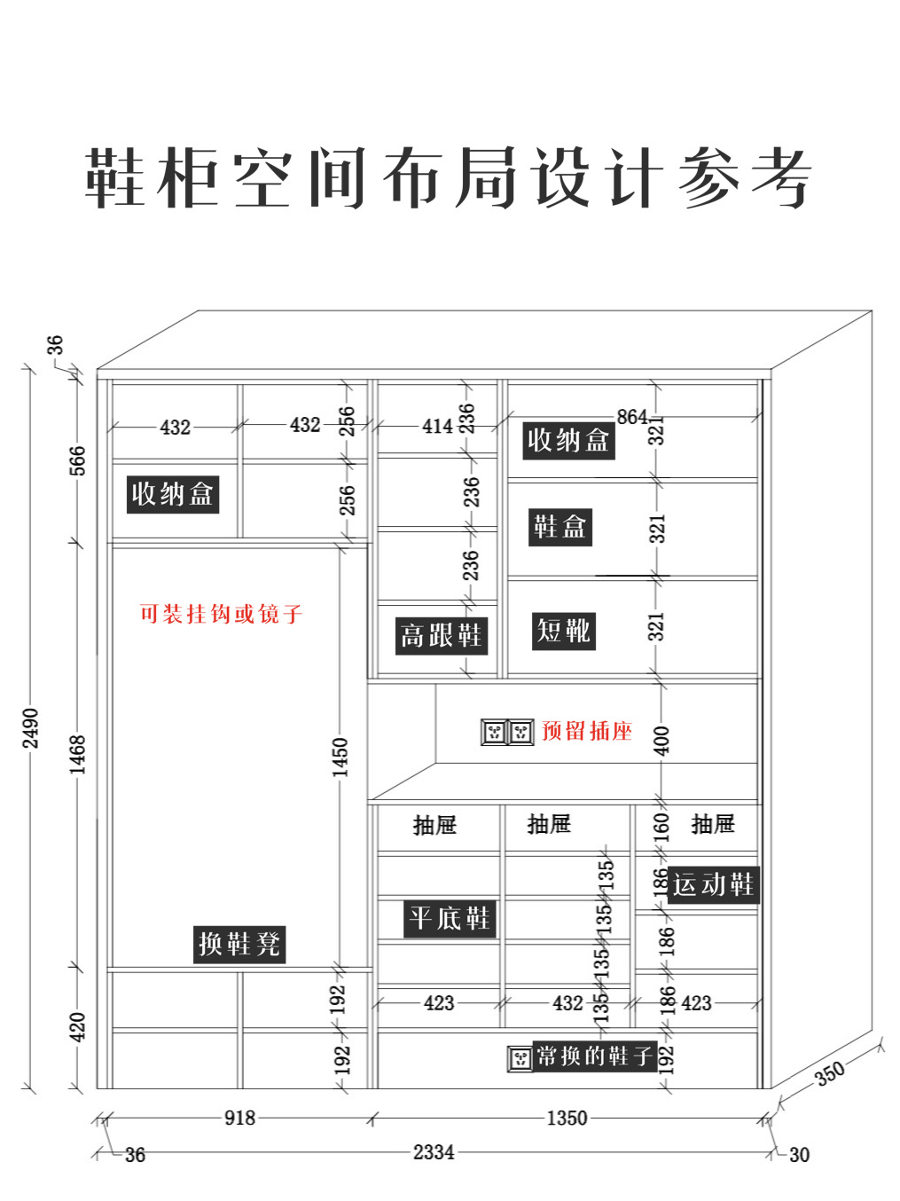 没错！这就是你家想要的鞋柜！装修记得收藏