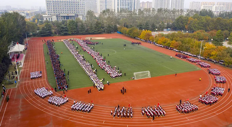 昌邑市文山中学体育节：沙场点兵气势壮(图6)