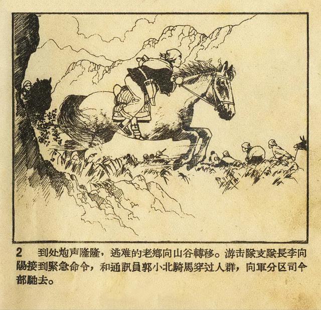 1956年老版《平原游击队》姬寿彭绘画