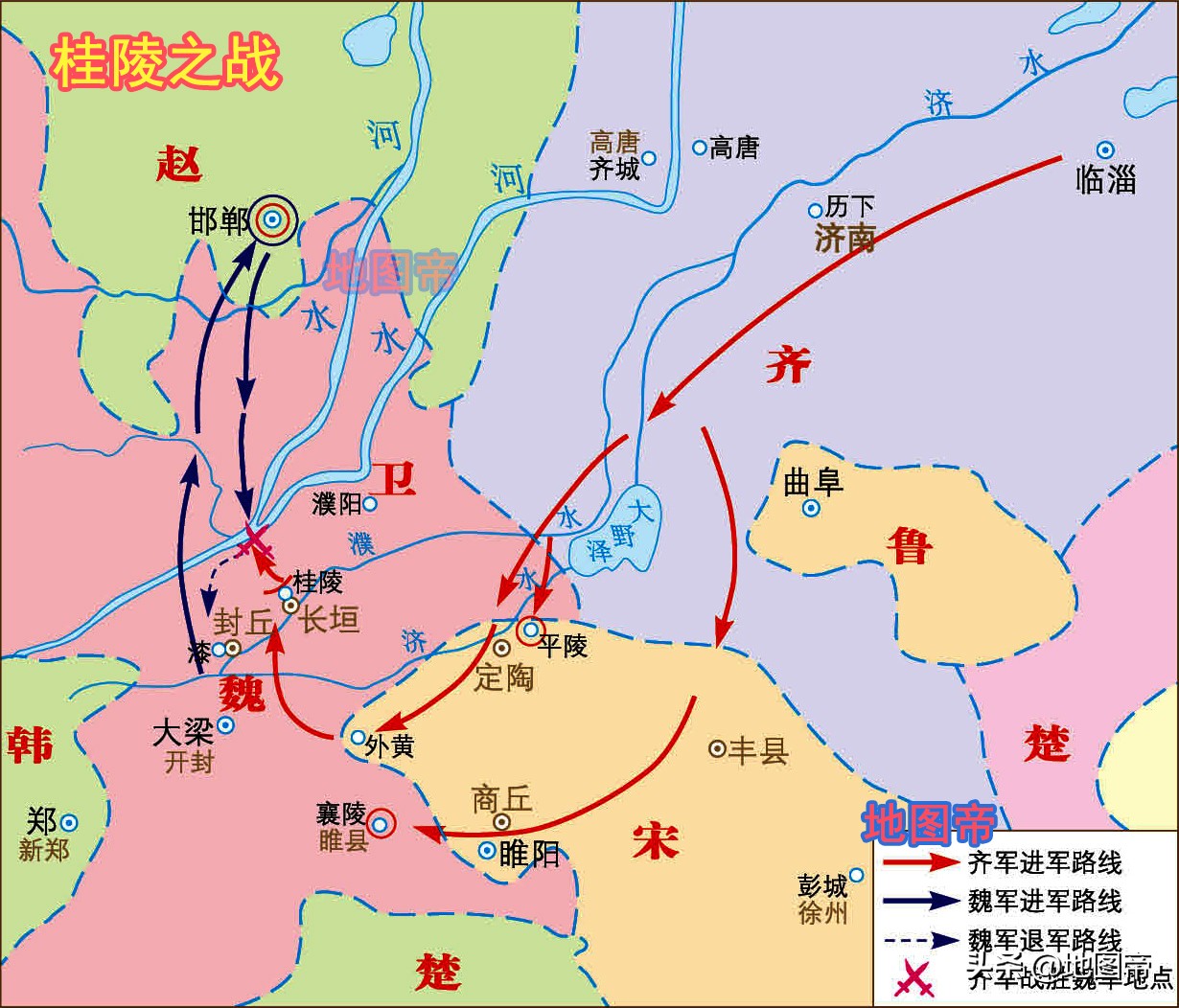 春秋五霸，战国七雄，长平之战，春秋战国简史（14幅地图）