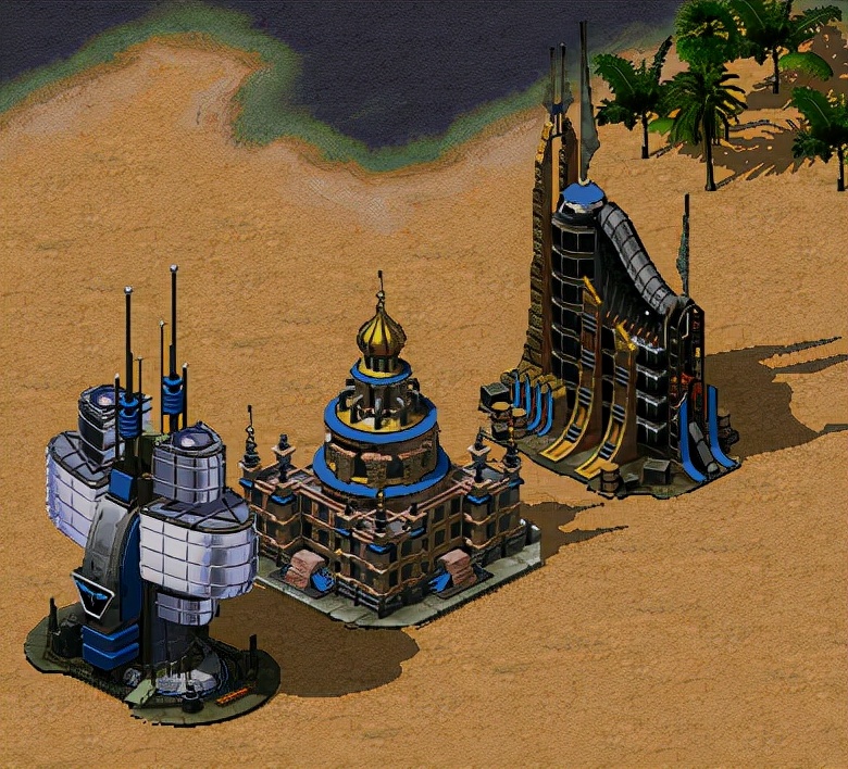 在聊完苏军的建筑以后,接下来让我们把目光转移到红警2里的盟军身上.