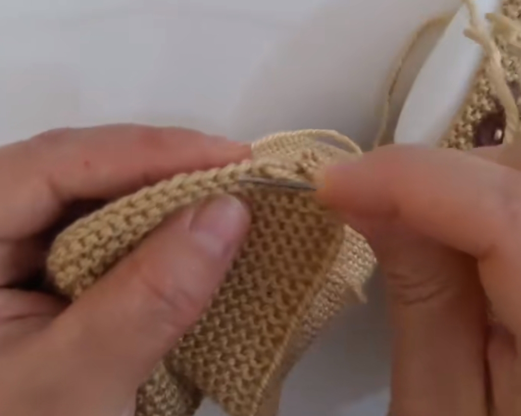 男士地板袜编织方法，全部编织下针就能完成，简单易学