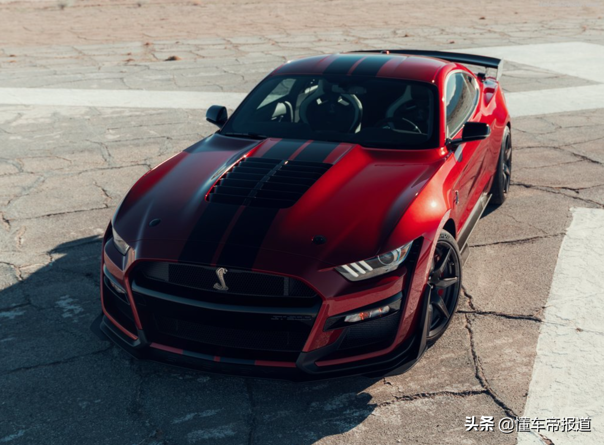 新车 </p><p>　　 史上最强野马？100万元起，福特Mustang Shelby GT500海外上市