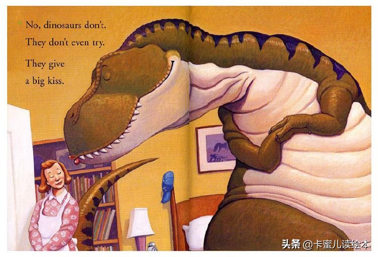 英文有声绘本《How Do Dinosaurs Say Good Night》恐龙怎样晚安