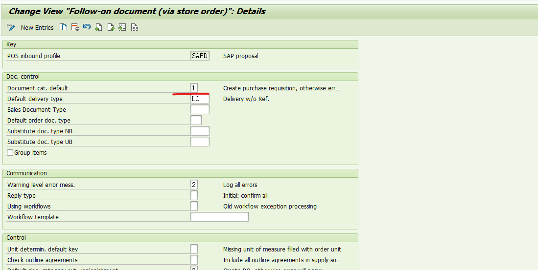 SAP RETAIL 通過自動補貨功能觸發採購申請