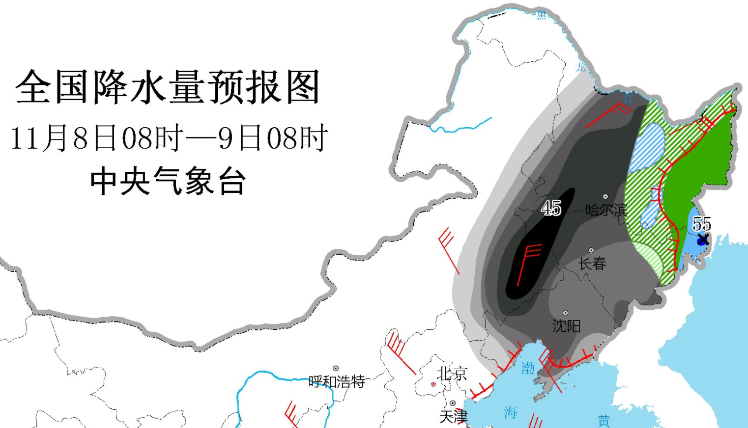 京津冀有暴雪！气旋或进东北，警惕狂风、特大暴雪，今冬会更冷？