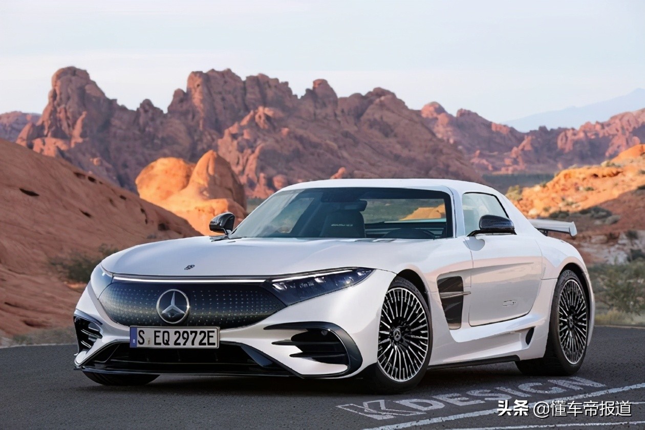 新车｜全新外观+鸥翼门设计！奔驰EQ SLS AMG渲染图曝光