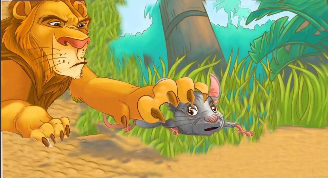 英语学习#小故事#Short Stories for Kids《The Lion and the Mouse》
