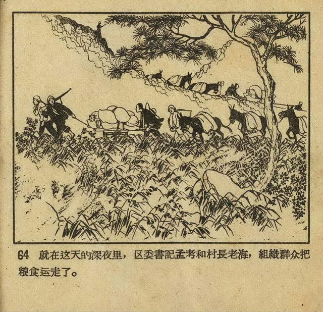 1956年老版《平原游击队》姬寿彭绘画
