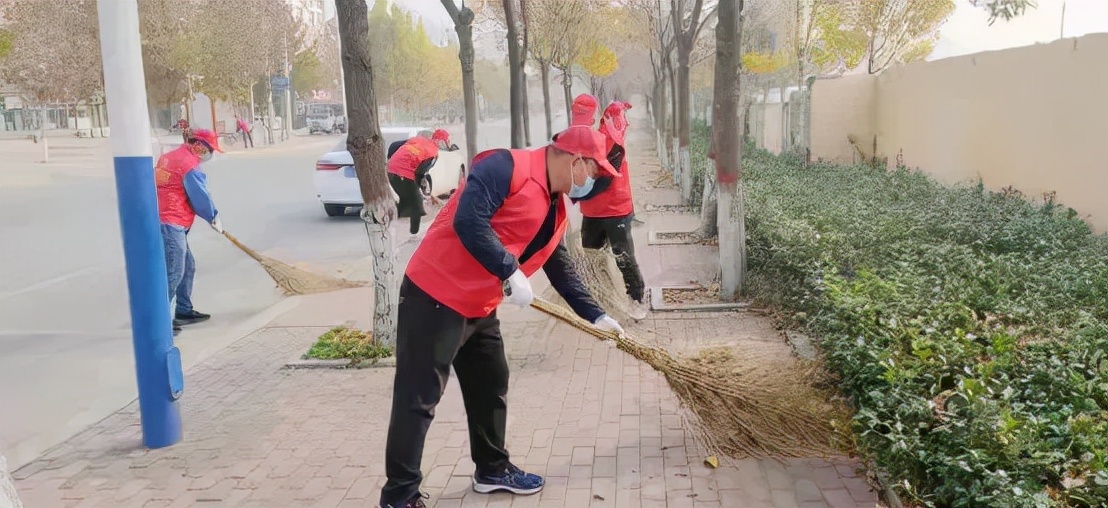 滨州工业园、滨北街道开展环境卫生清洁志愿服务活动