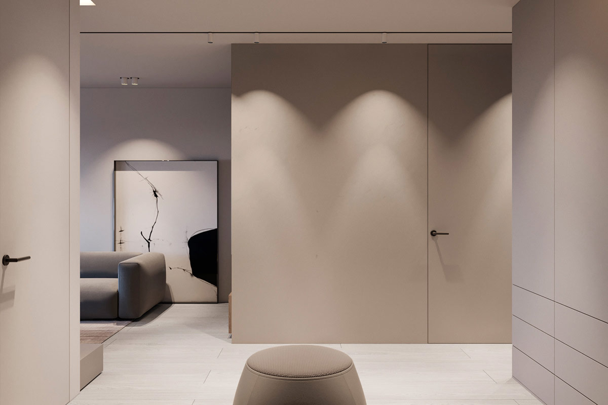 四種不同風格的現代室內裝潢，柔和、別致的中性色調打造溫暖小家