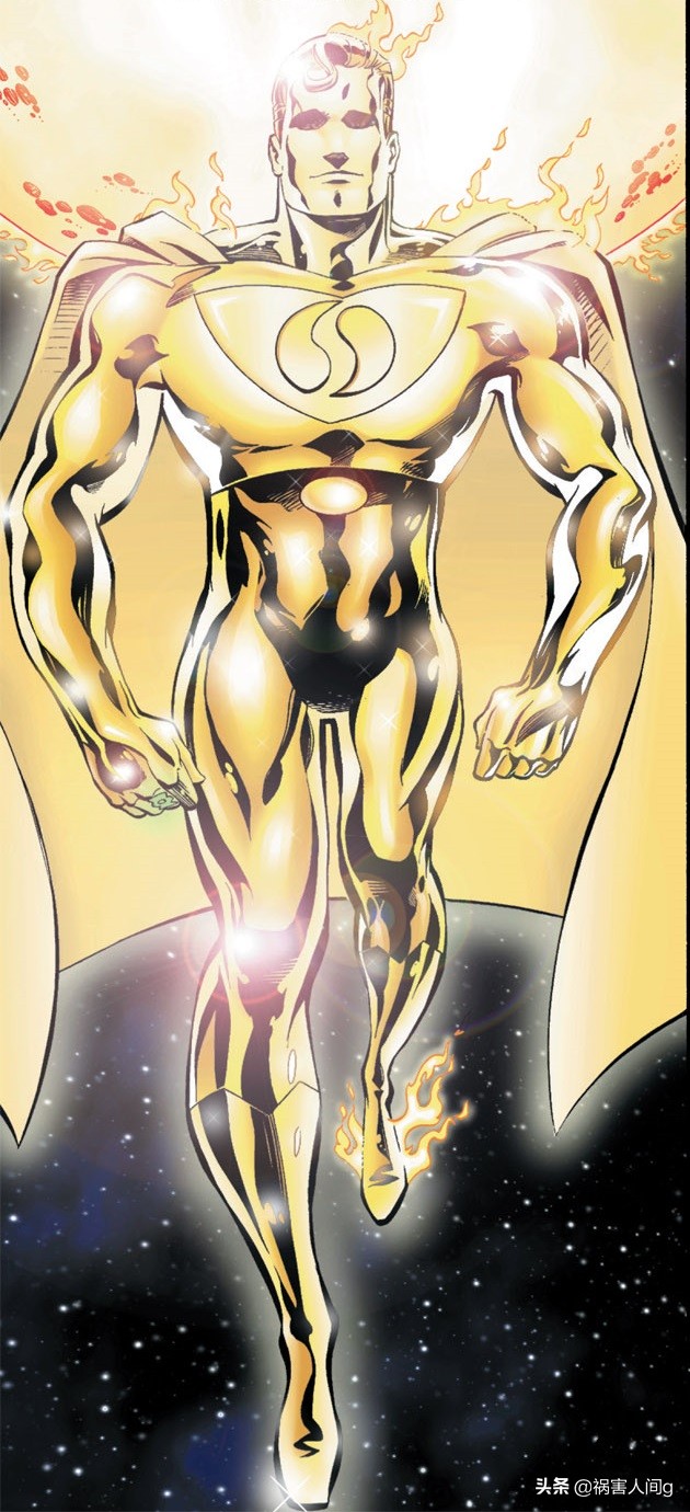毒太阳中超人的最强存在：金色超人的图片 -第1张