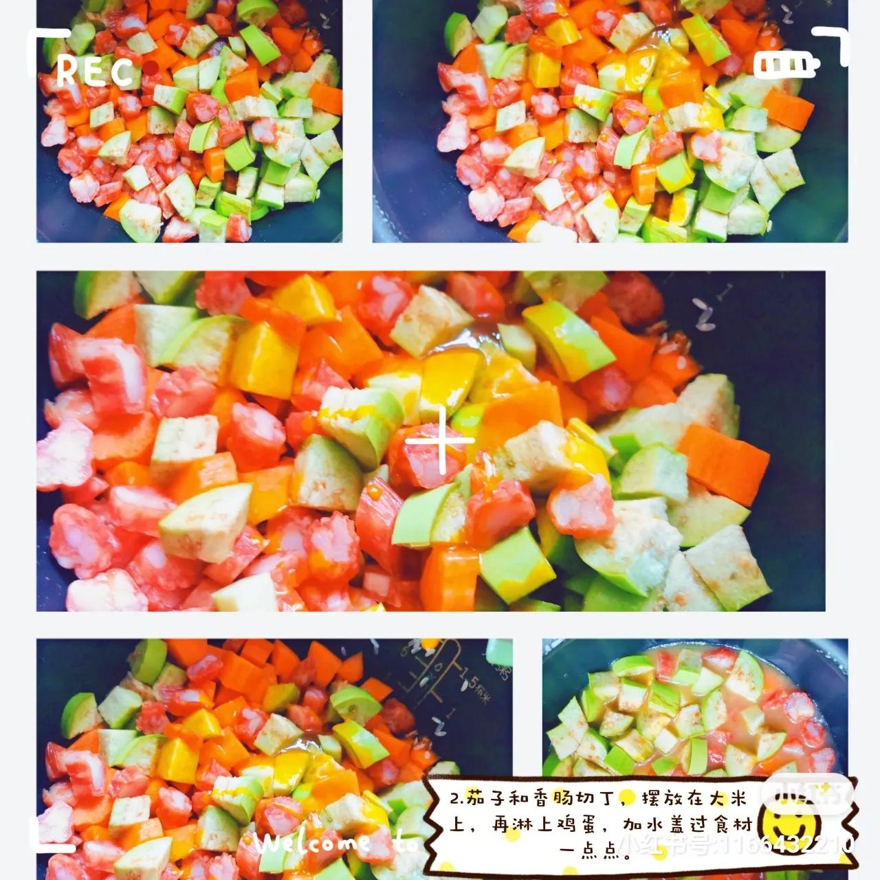 吃一次就上瘾的腊肠焖饭，饭菜一锅出，太适合懒人了