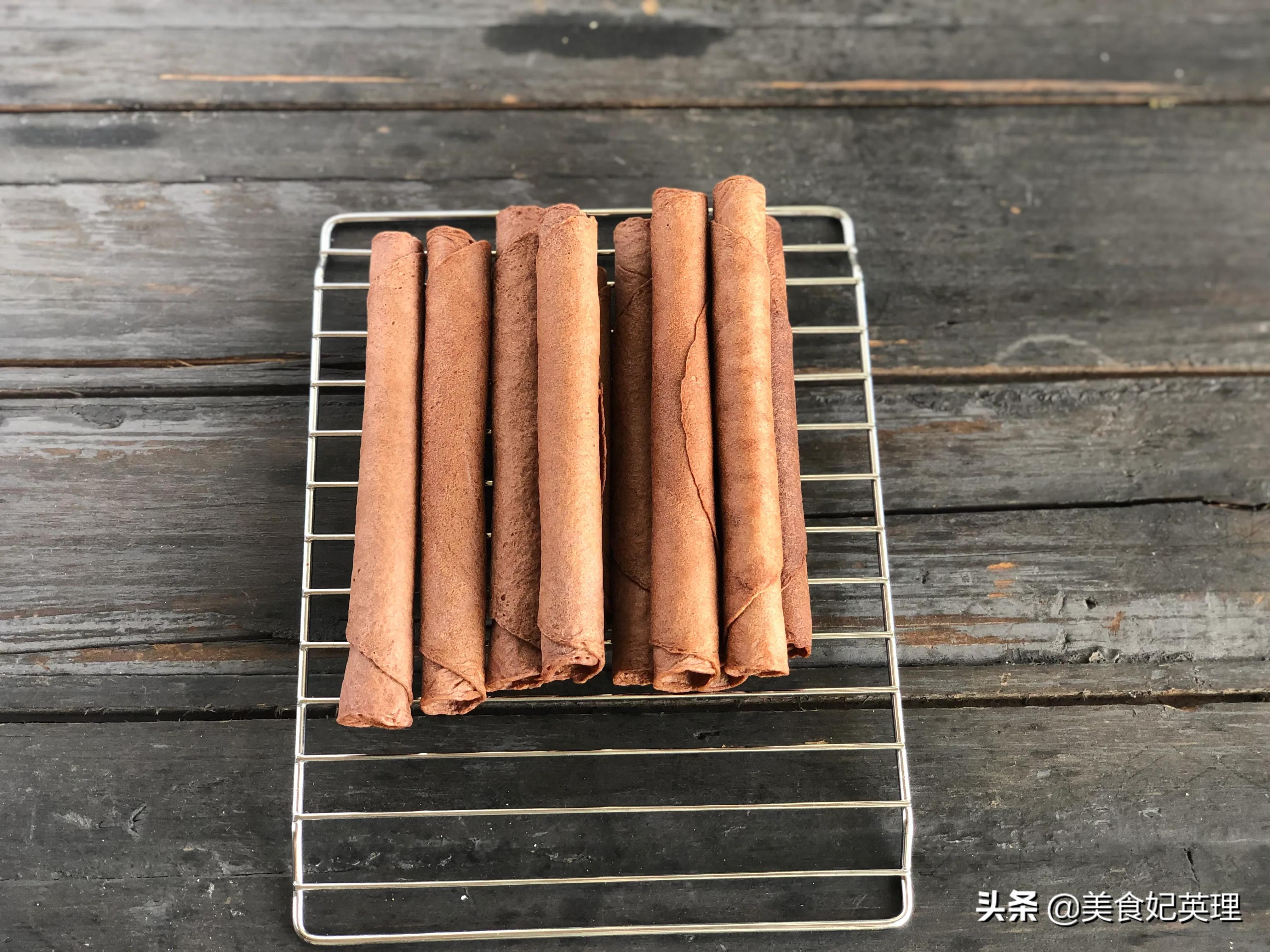自制蛋卷商用配方，薄如蝉翼一碰就碎，酥掉渣！在家做百分百成功