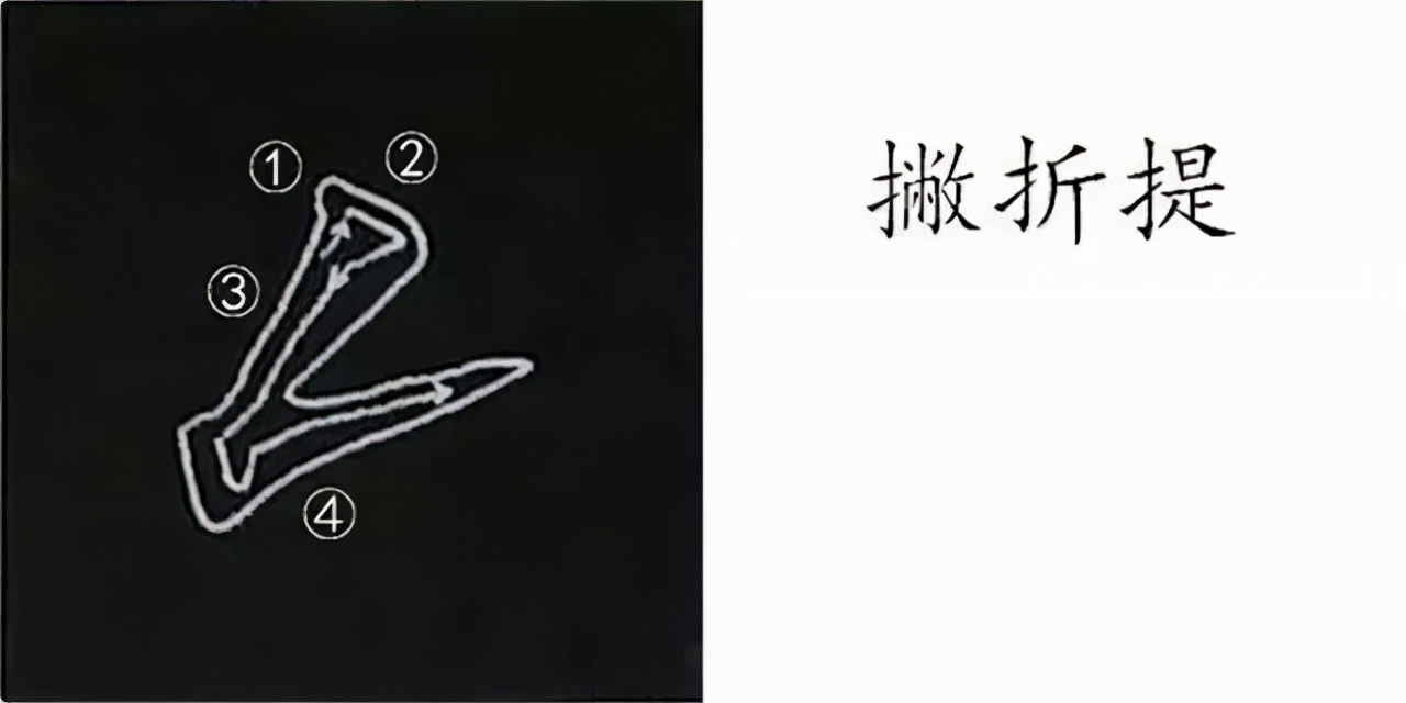 柳公权楷书基本笔画的写法