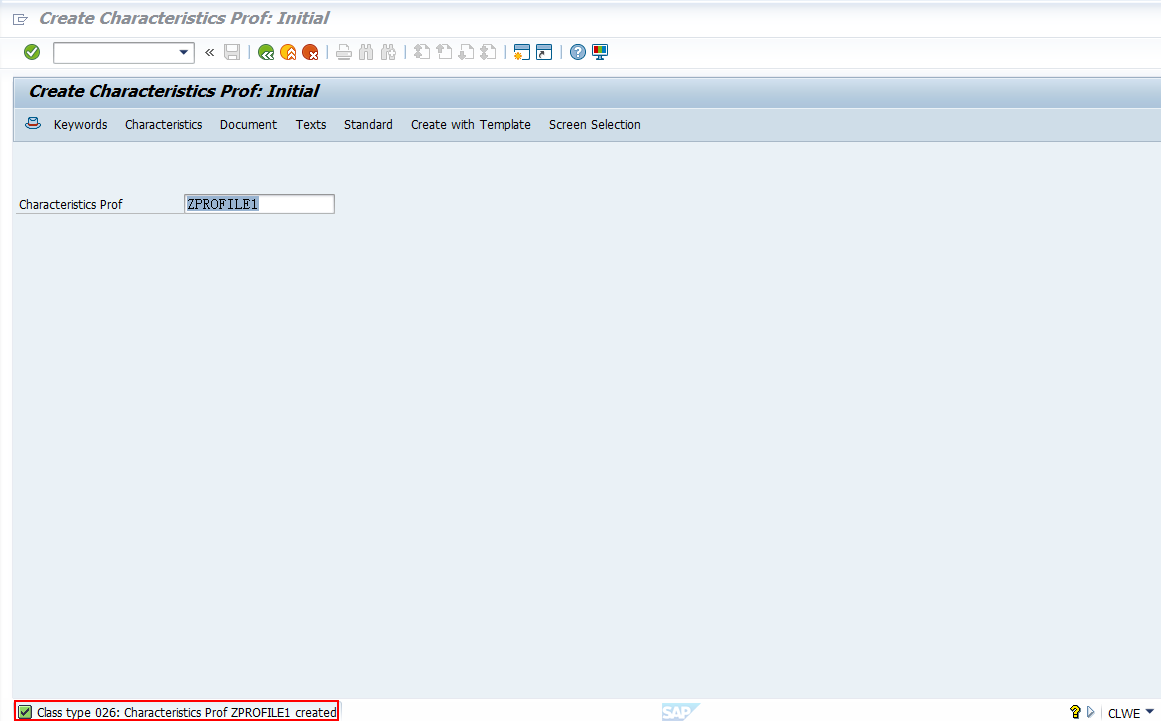 SAP RETAIL 特徵引數檔案(Characteristic Profile) I