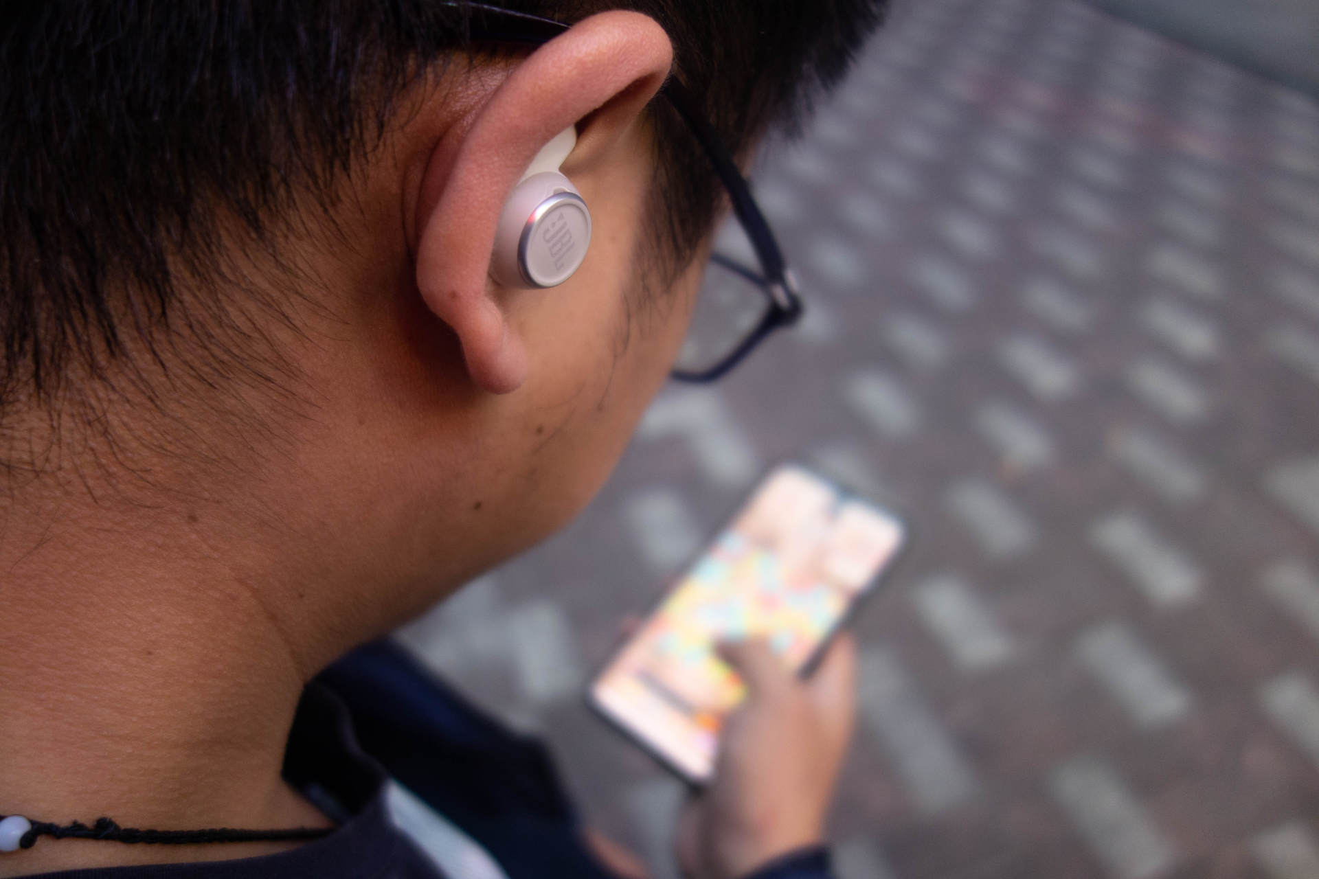 JBL MINI NC主动降噪运动蓝牙耳机：15级可控降噪，智能环境音