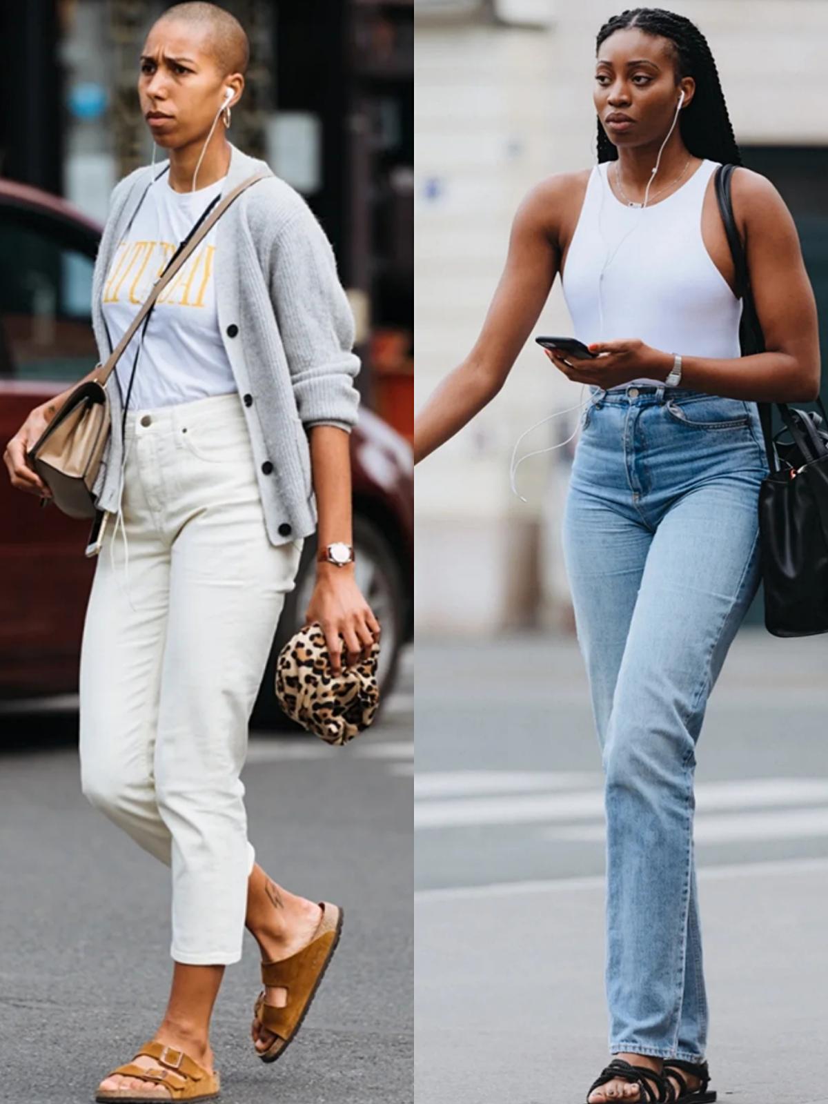 巴黎路人有多会穿？夏季出街穿“背心+牛仔裤”，却比模特还时髦