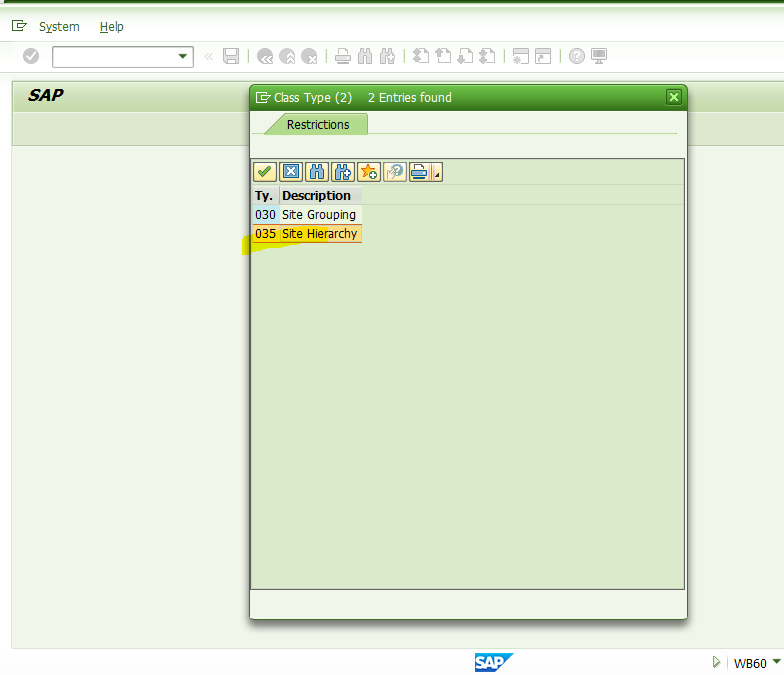 SAP RETAIL 事务代码RWBE查询界面上的Plant Group