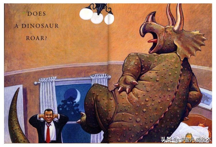 英文有声绘本《How Do Dinosaurs Say Good Night》恐龙怎样晚安