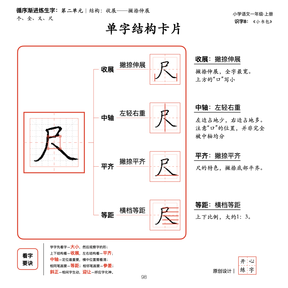 你真的会写一吗？21天练好一年级300个生字，第4天