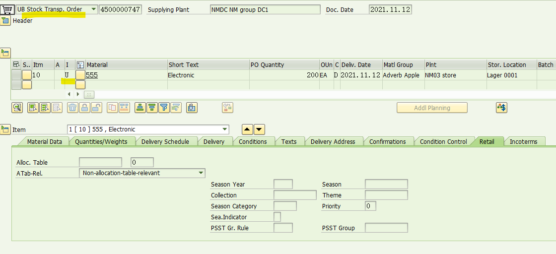 SAP MM UB类型STO不能转供应商寄售库存？