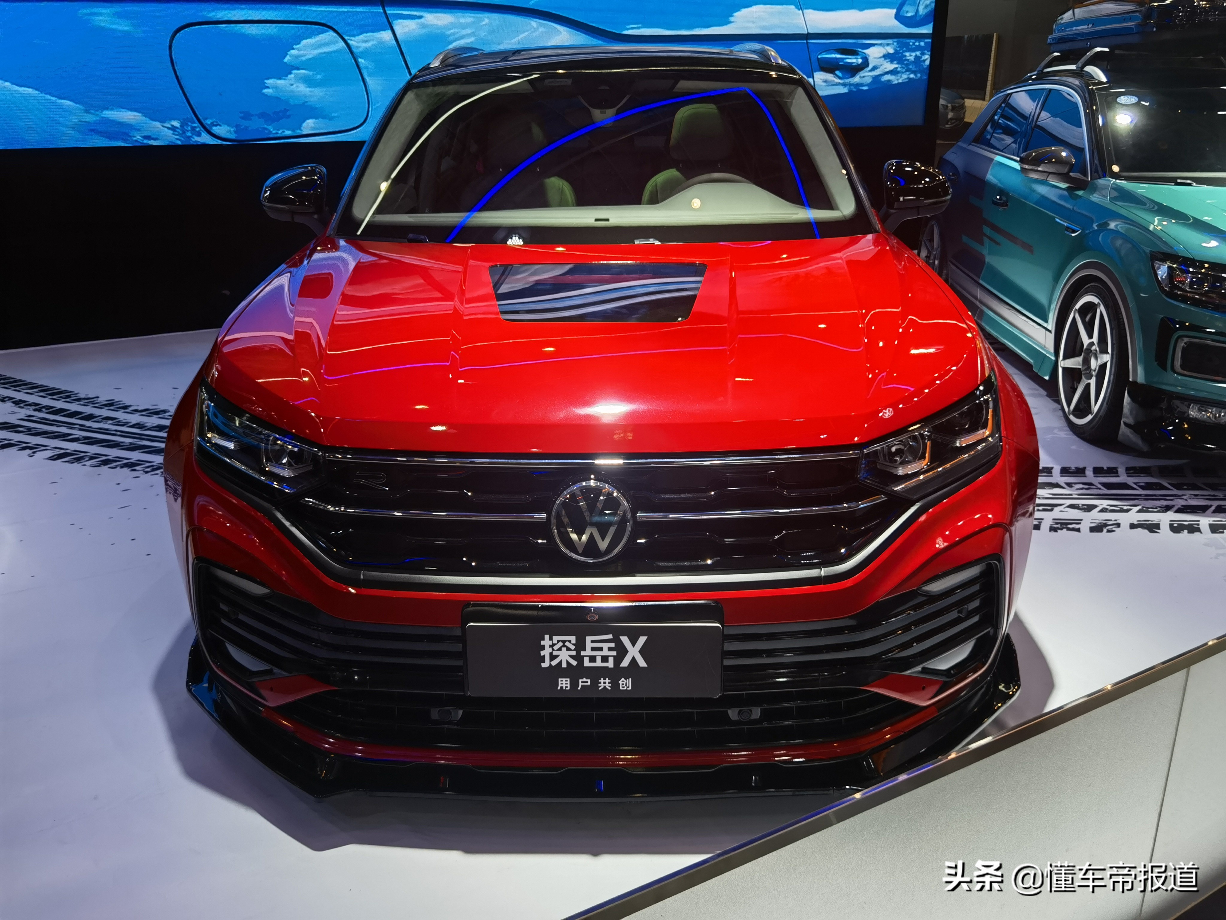 新车 </p><p>　　“宽体”轿跑SUV，一汽-大众探岳X用户共创版实车亮相