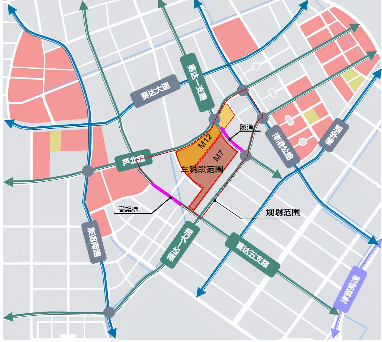 天津市7号线地铁大寺车辆段上盖项目