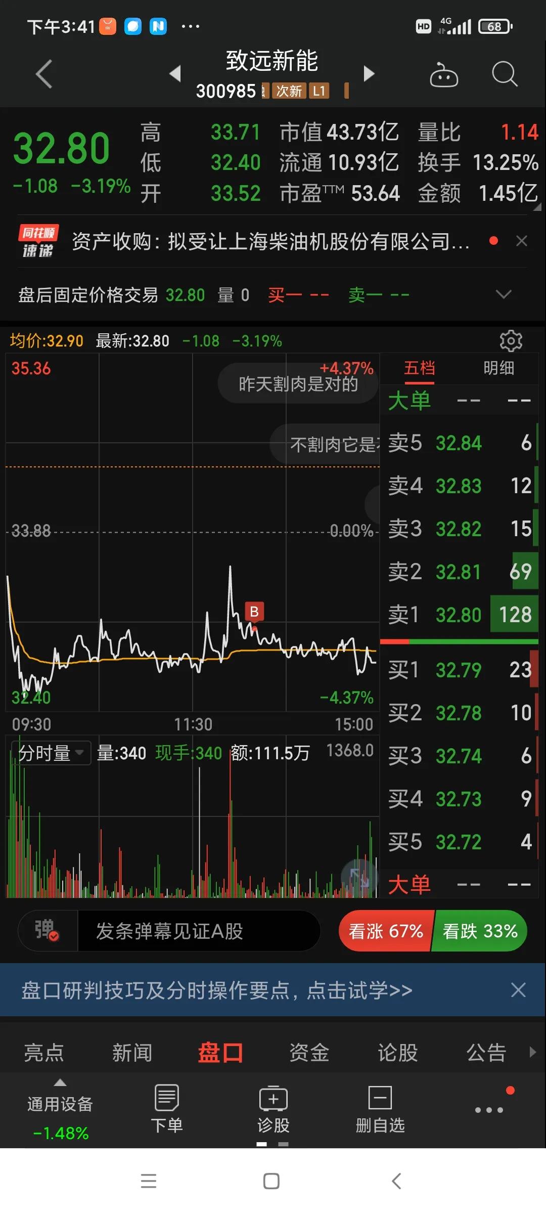 沪光电器股份股票行情