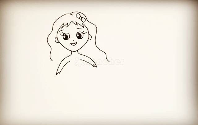 怎么画漂亮的美人鱼公主?