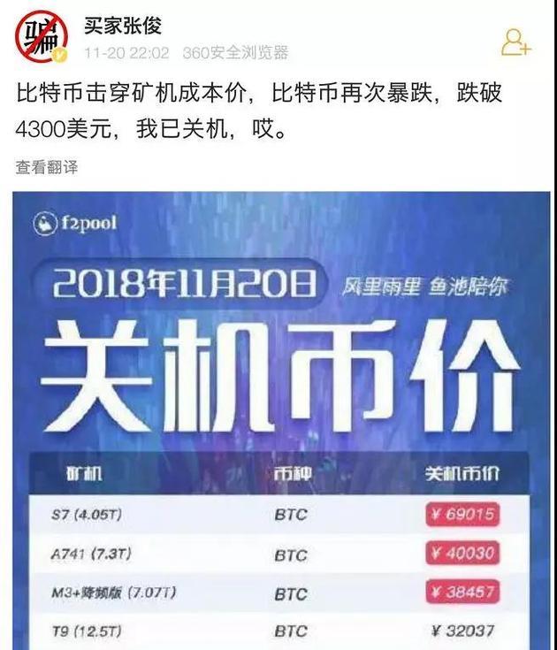 比特币“闪崩”之后：矿机按斤甩卖，有人10万元只剩2000