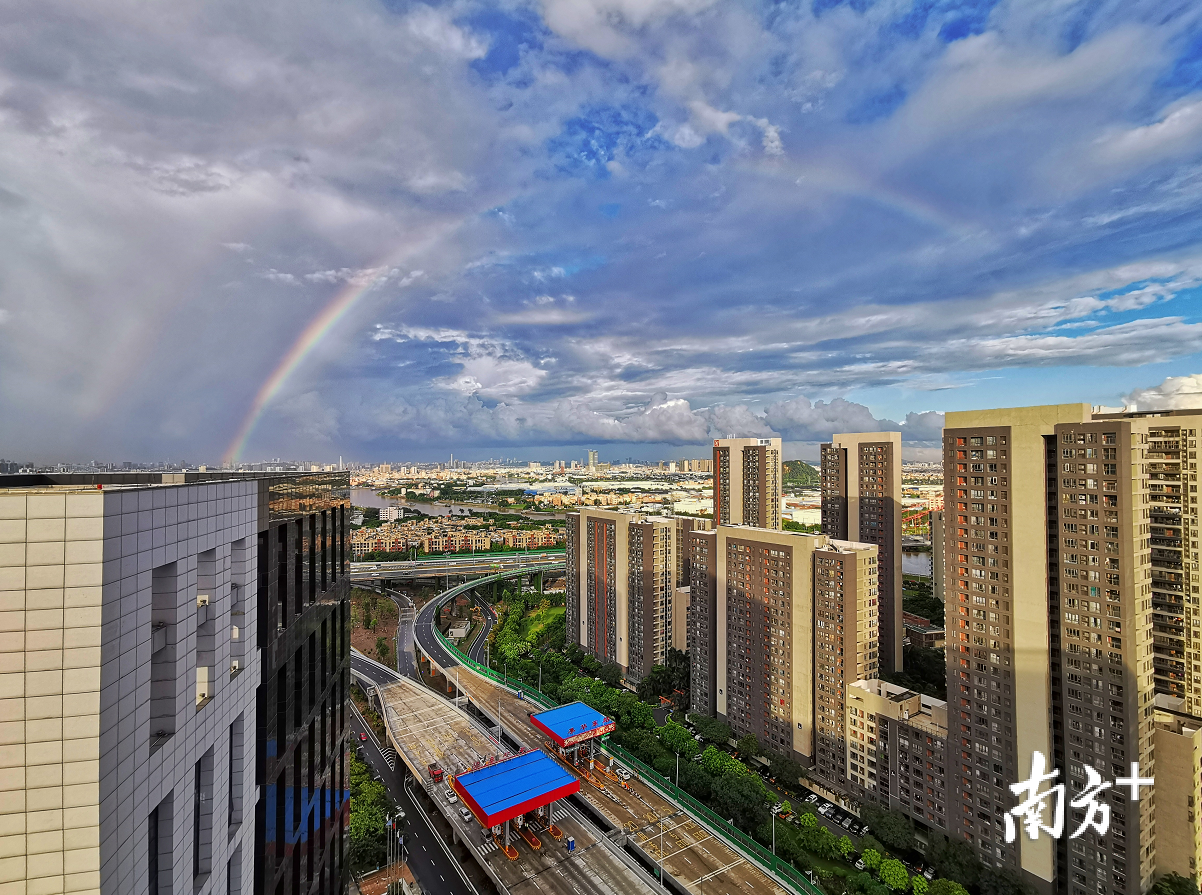 多图｜雨后佛山的“双彩虹”，他们拍到了