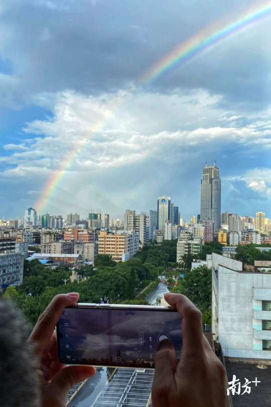 多图｜雨后佛山的“双彩虹”，他们拍到了