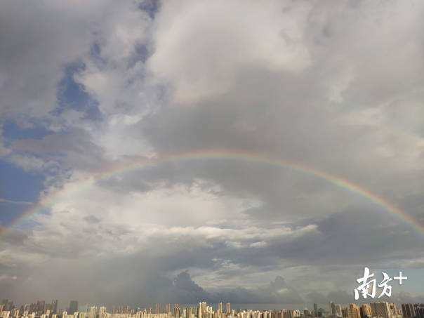 多图｜雨后佛山的“双彩虹”，他们拍到了