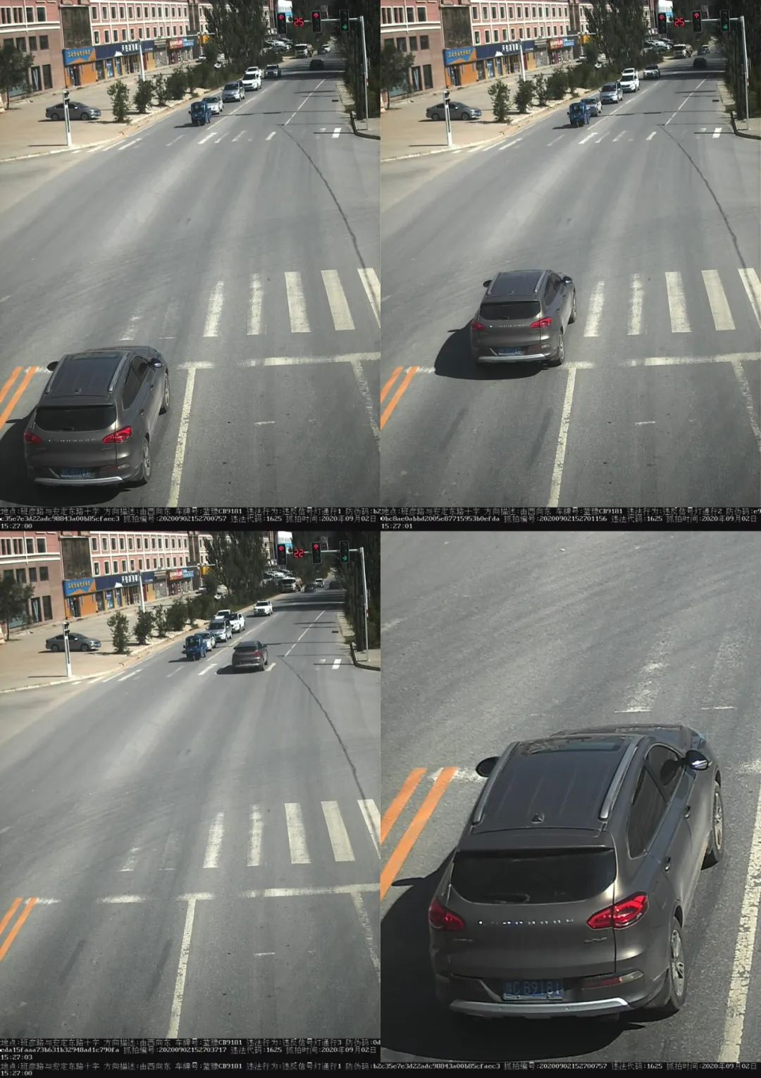 最新一期电子警察抓拍曝光!99辆车"上榜"