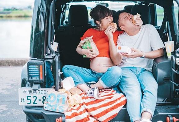 日本小哥专拍孕妇妈妈“潮流时刻”!每一张都像大片