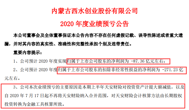 西水股份一年271亿打水漂(西水股份市值45亿却亏损271亿)