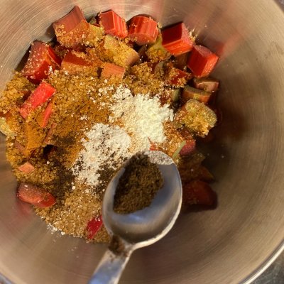 Rabarberpaj 大黄茎派